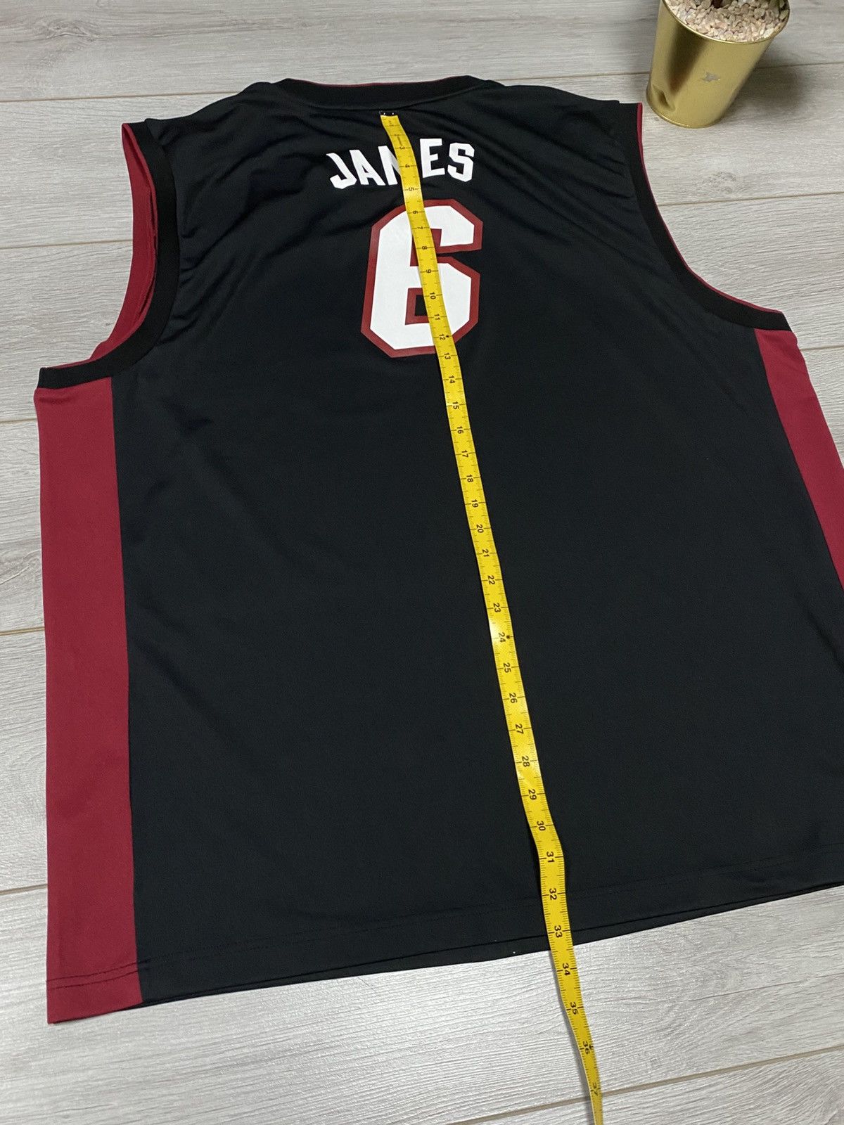 Adidas Miami Heats James 6 2013 Sleeveless jersey shirt Adidas NBA Size US XXL / EU 58 / 5 - 10 Thumbnail