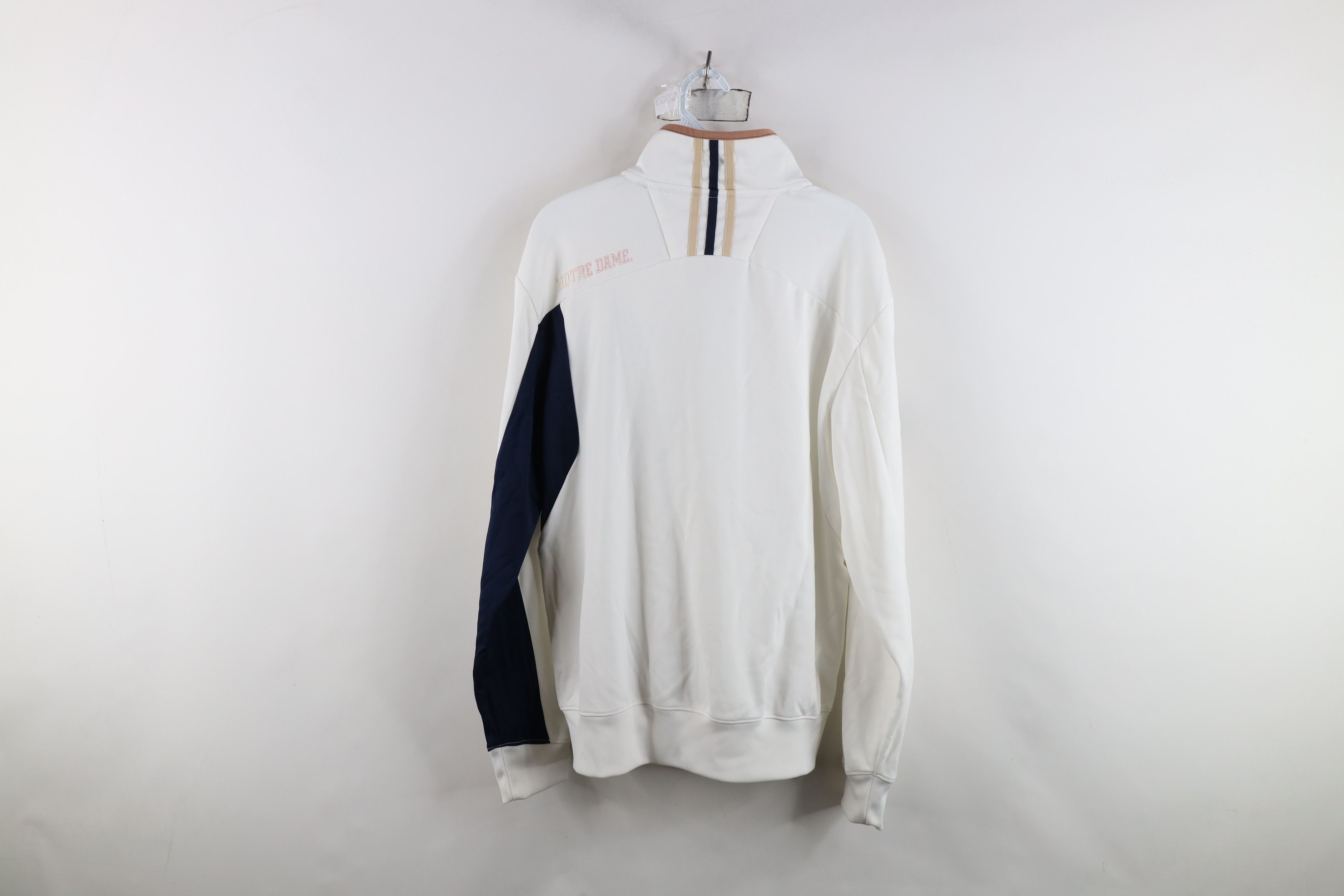 Adidas Adidas Notre Dame University Football Full Zip Jacket White Size US S / EU 44-46 / 1 - 15 Thumbnail