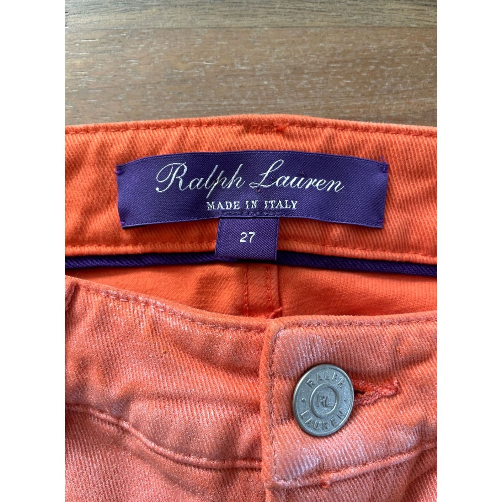 Ralph Lauren Ralph Lauren Purple Wax Skinny Jeans Women 27 - 29X28 Measurements Size 27" / US 4 / IT 40 - 4 Thumbnail