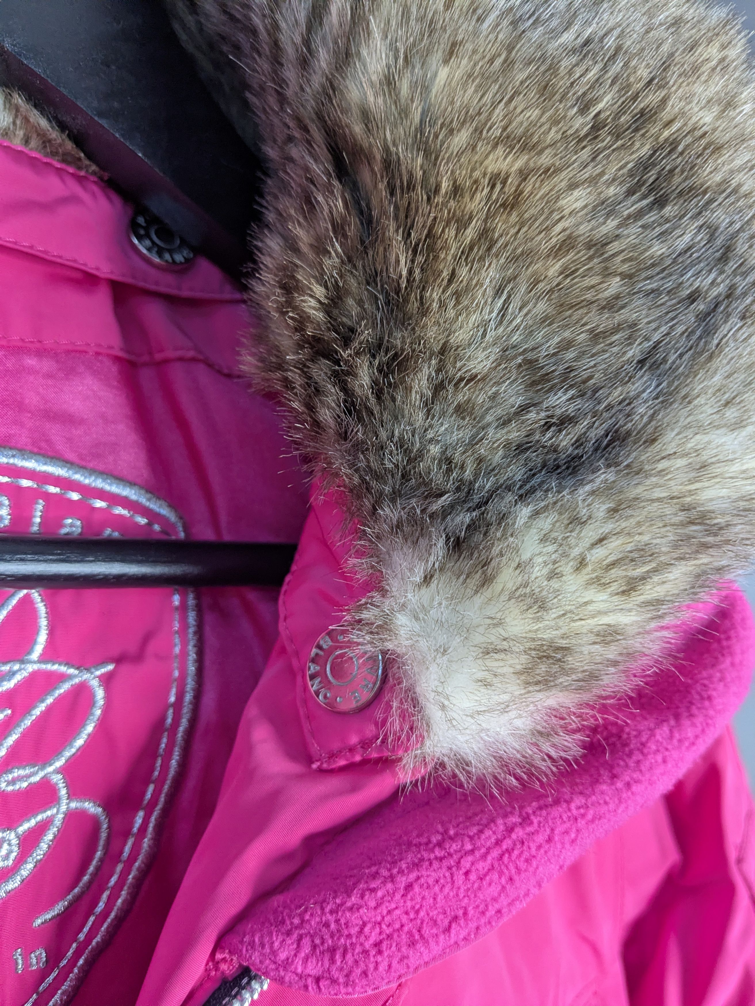 Other Poivre Blanc Women’s Pink Ski Jacket – Fur Hood, Size S Size S / US 4 / IT 40 - 9 Thumbnail