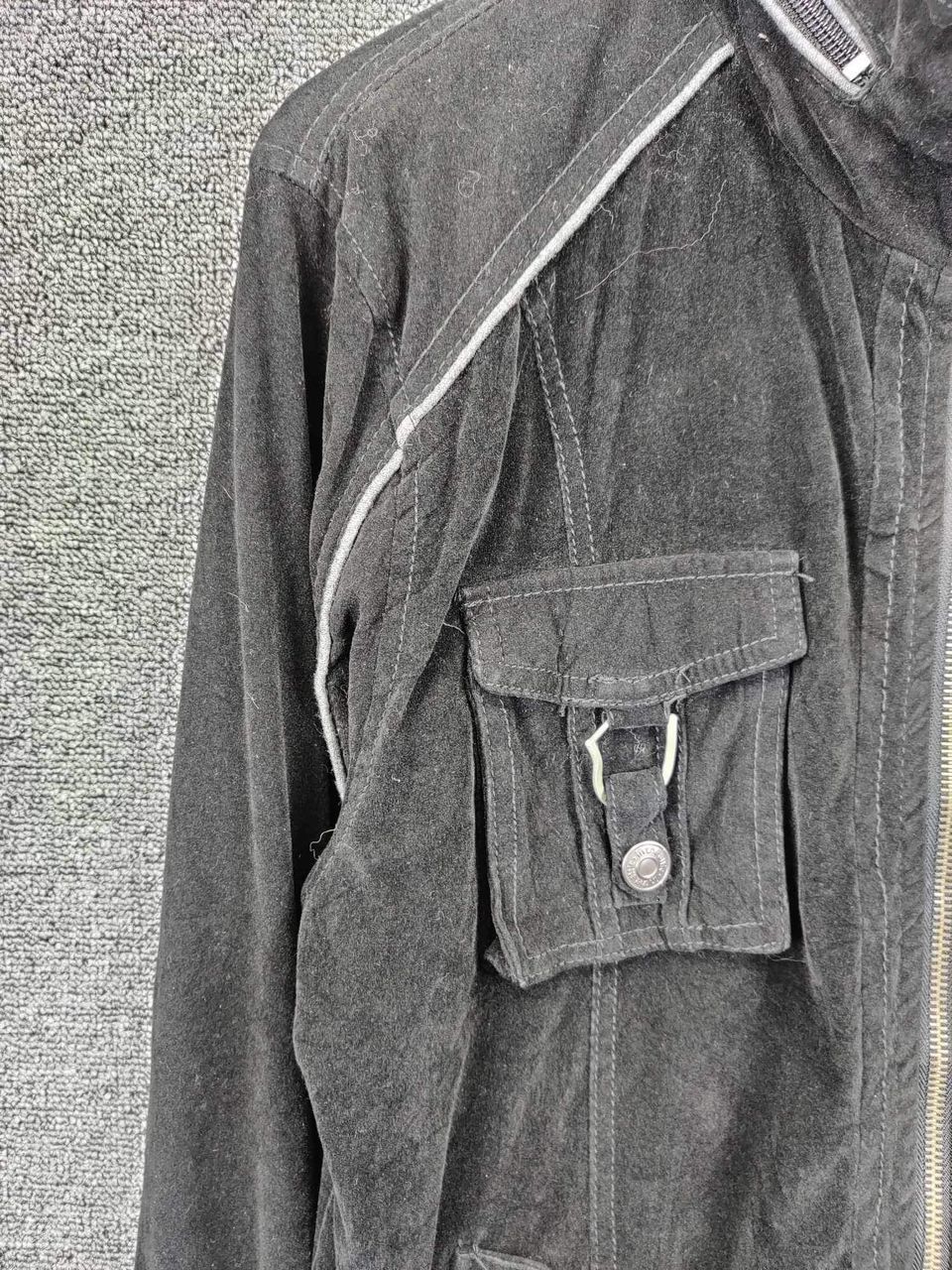 In The Attic Vintage In The Attic Gothic Velvet Jacket Size US M / EU 48-50 / 2 - 6 Thumbnail