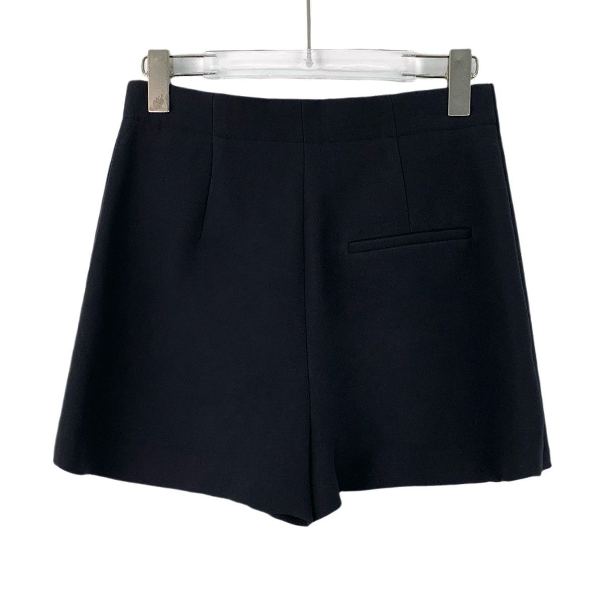Dior Dior Black Side CD Button Trim Wool Casual Shorts Size 25" / US 0 / IT 36 - 2 Thumbnail