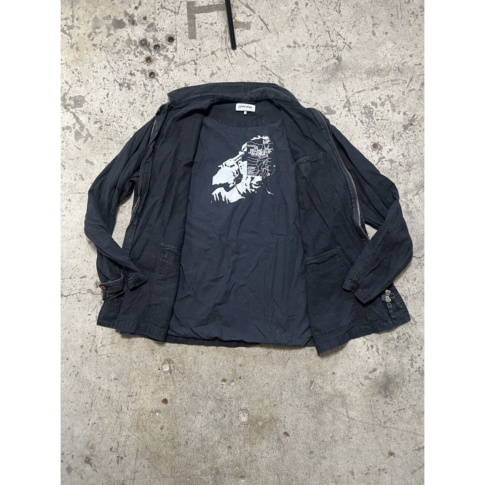 Fucking Awesome FA F*cking Awesome Black Chore Coat Cotton Rare Size XL Size US XL / EU 56 / 4 - 2 Thumbnail