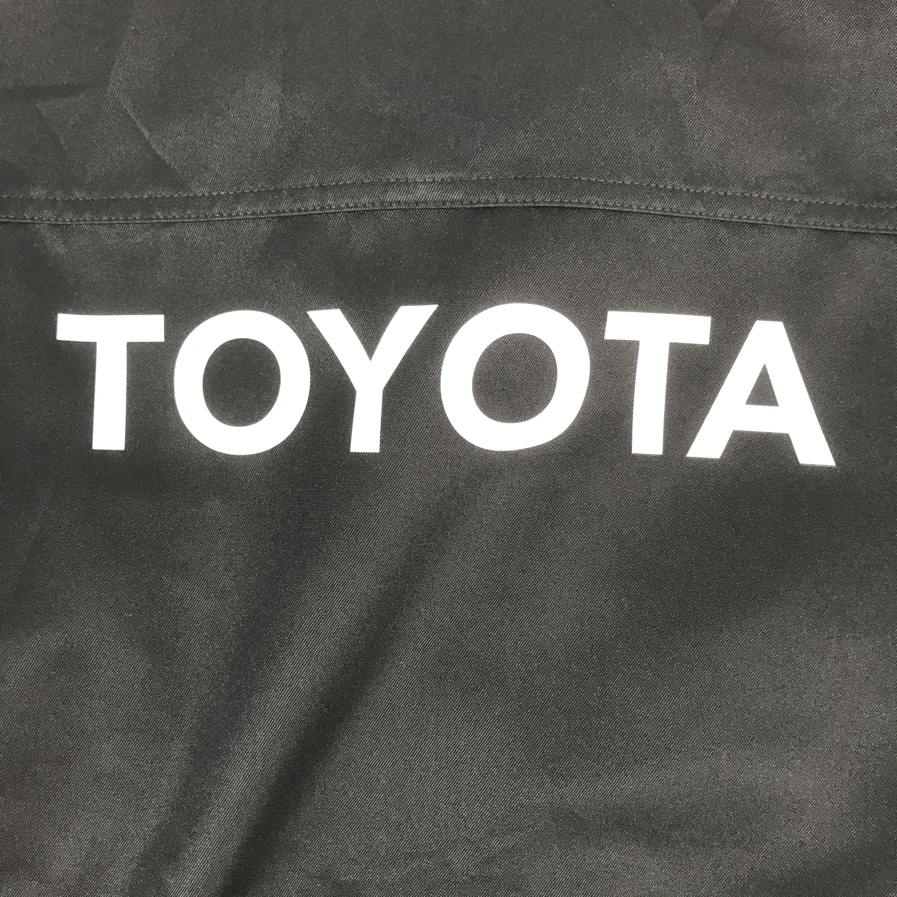 Japanese Brand × Sports Specialties Vtg Toyota Racing Black uniform japan custom workers Jacket Size US L / EU 52-54 / 3 - 5 Thumbnail