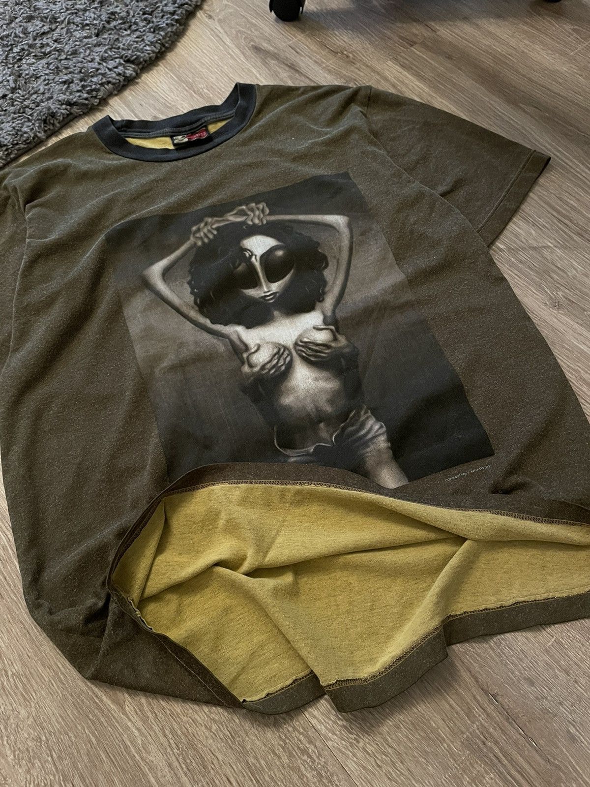 Alien Workshop Rare 1996 Alien Workshop Skate Janet Jackson Promo T Shirt Size US XL / EU 56 / 4 - 7 Thumbnail