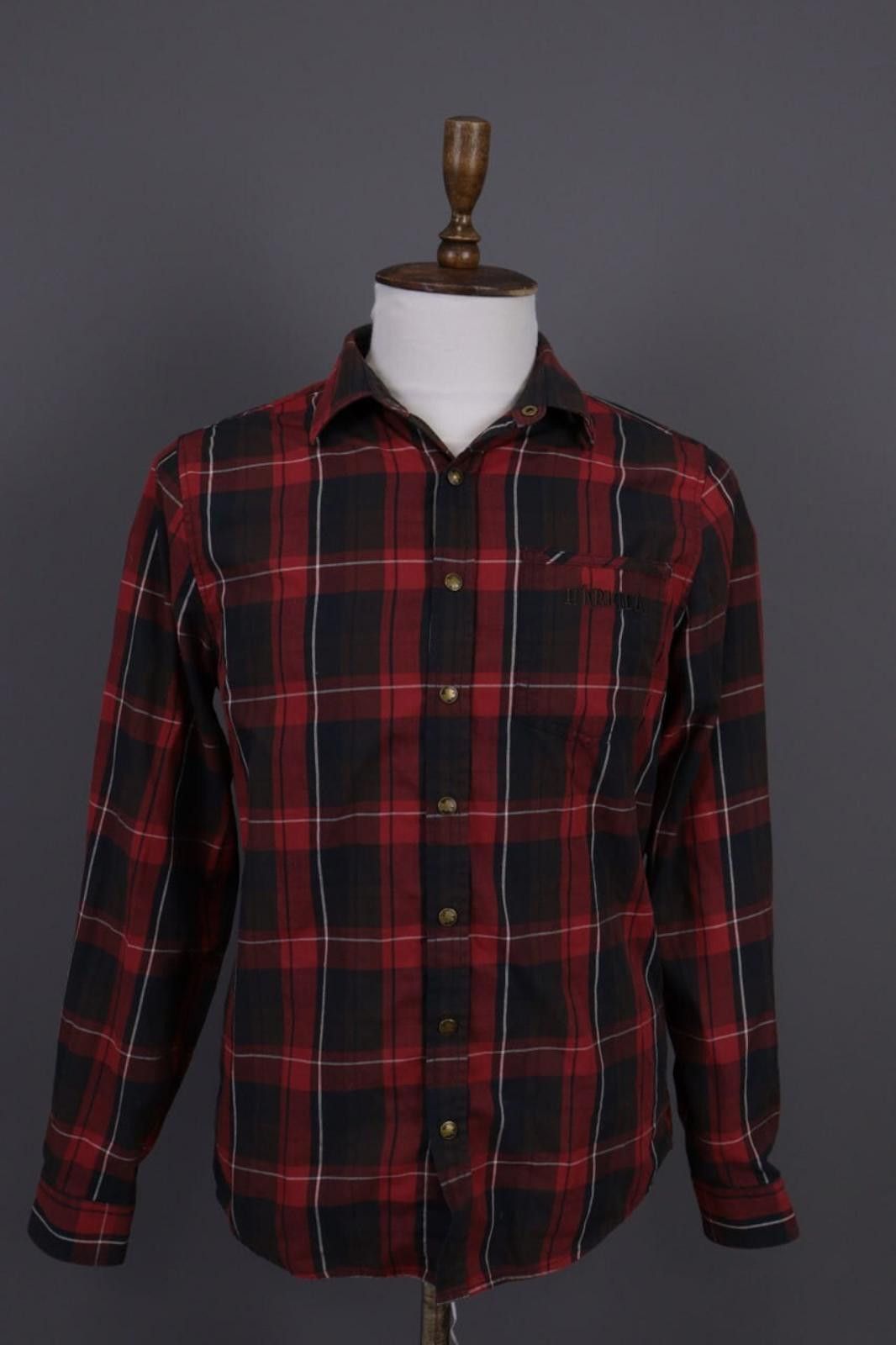 Designer Härkila of Scandinavia Plaid Wool Overshirt Shirt Size M Size US M / EU 48-50 / 2 - 1 Thumbnail