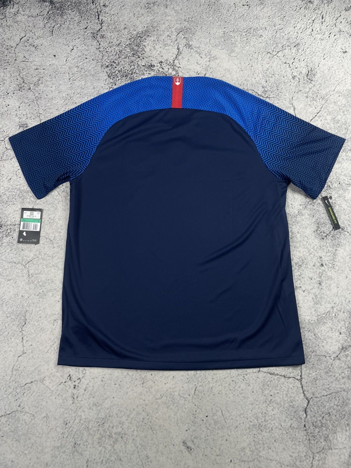 Nike Nike XL 2018 Slovakia Home Jersey Navy Original Football Size US XL / EU 56 / 4 - 2 Thumbnail