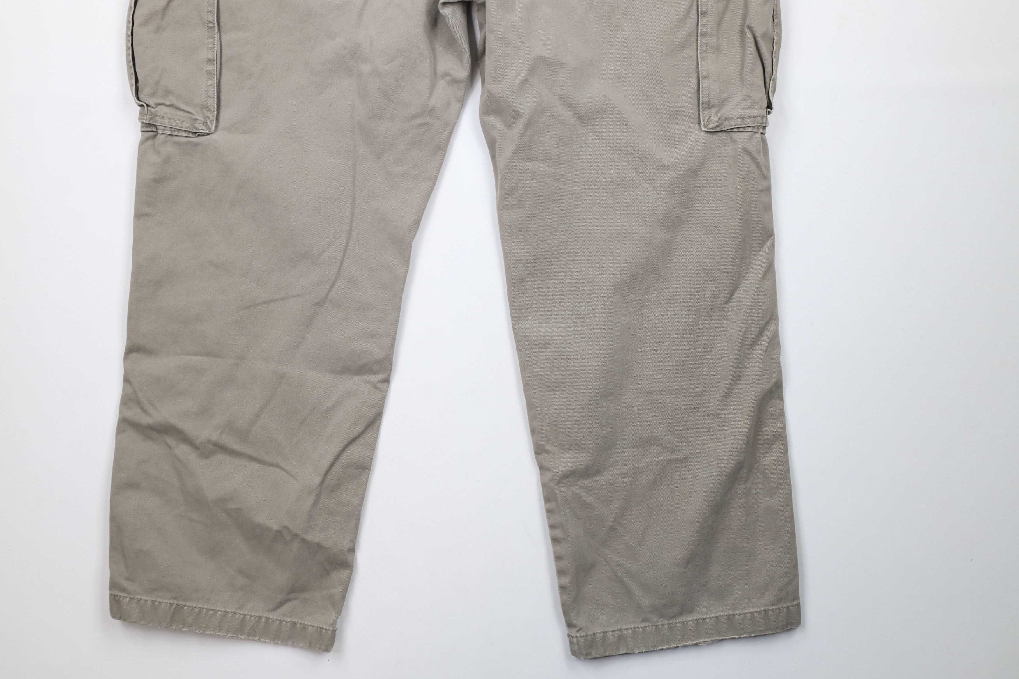 Nautica × Vintage Vintage 90s Nautica Baggy Fit Wide Leg Cargo Pants Beige Size US 40 / EU 56 - 14 Thumbnail