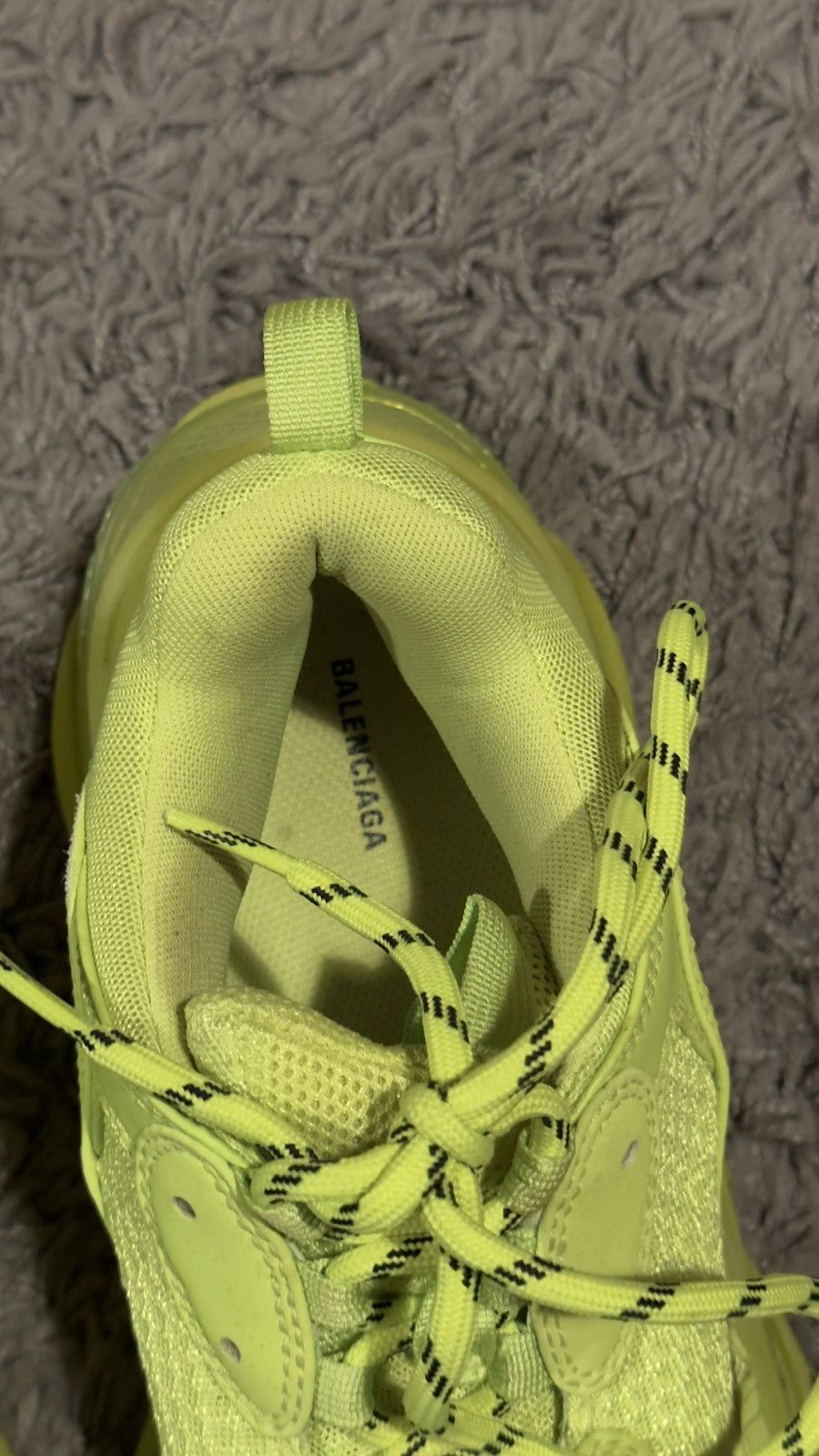 Balenciaga Balenciaga Triple S - Fluo Yellow Size US 9 / EU 42 - 6 Thumbnail