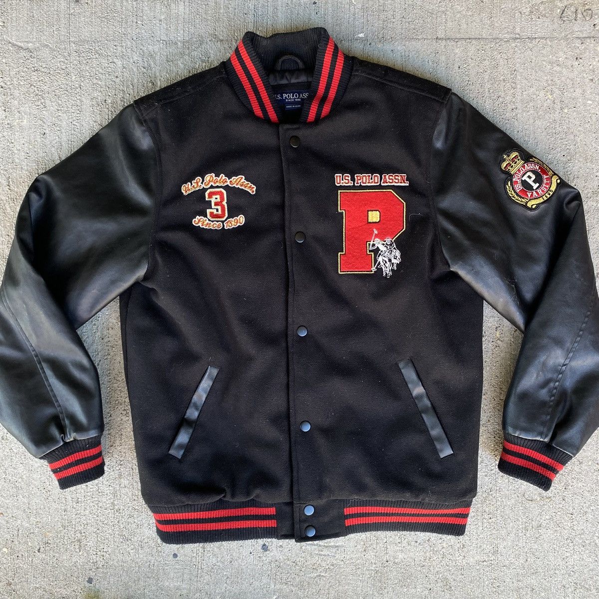 U.S. Polo Assn. U.S. Polo Assn Varsity Jacket Size US S / EU 44-46 / 1 - 1 Thumbnail