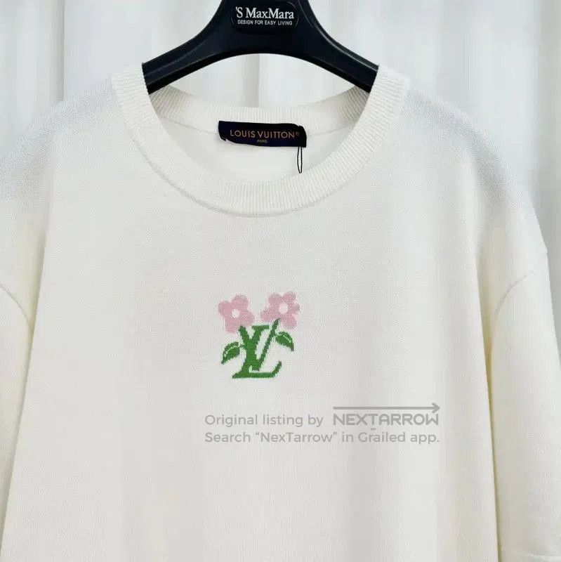 Louis Vuitton Louis Vuitton Summer Cream Cotton T. Size US L / EU 52-54 / 3 - 3 Thumbnail