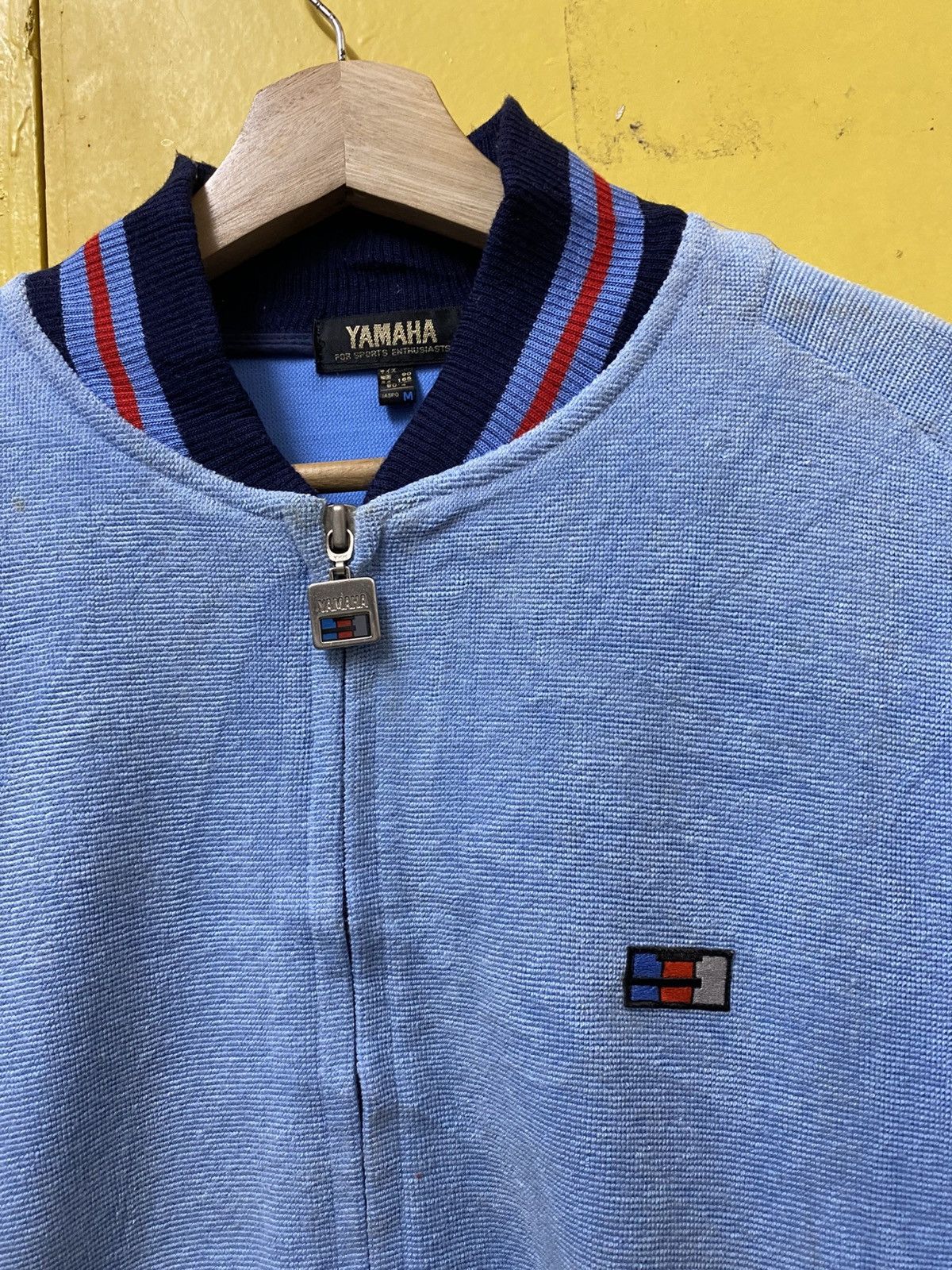 Vintage Vintage Yamaha Motorsport Sweater Zipper Size US M / EU 48-50 / 2 - 3 Thumbnail
