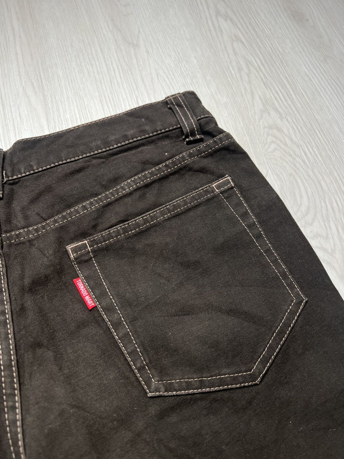 Tornado Mart Tornado Mart Brown Flared Jeans Size US 32 / EU 48 - 6 Thumbnail