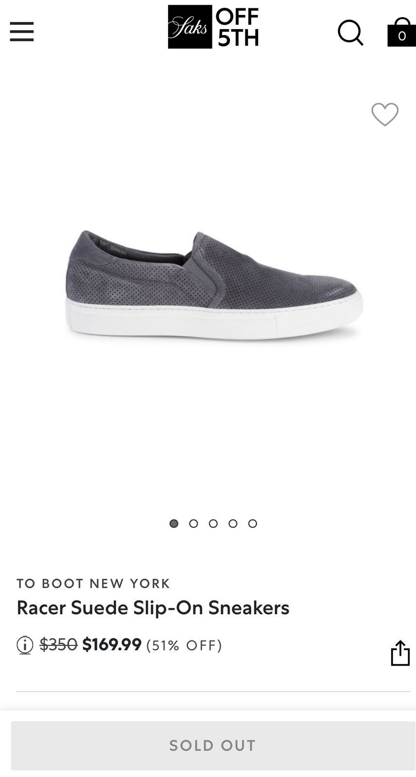 Designer × To Boot New York To Boot New York Racer Suede Slip-On Sneakers Shoes Blue 8.5 Size US 8.5 / EU 41-42 - 2 Thumbnail