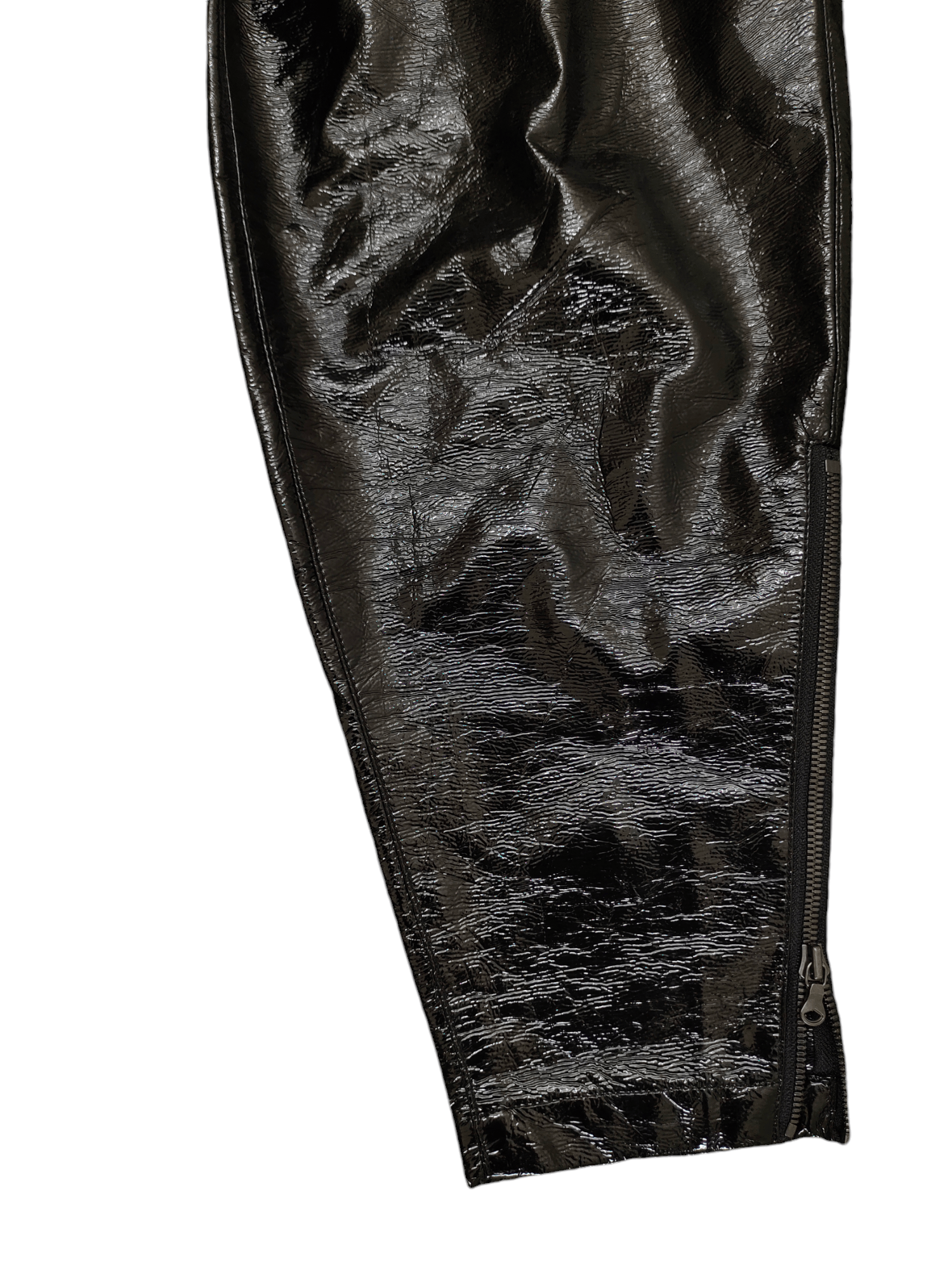 SHAREEF Shareef Japan Glossy Zipper Ankle Balloon Pants Size US 29 - 6 Thumbnail