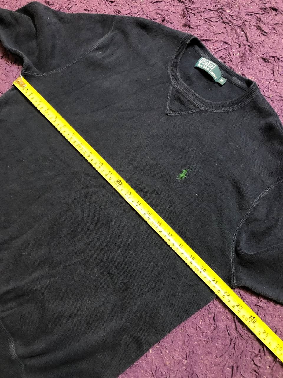 Polo Ralph Lauren Y2K Long Sleeve black Vintage Polo by Ralph Lauren Size US M / EU 48-50 / 2 - 9 Thumbnail
