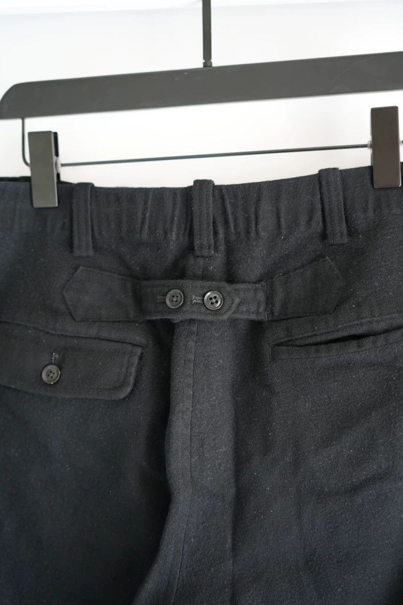 Yohji Yamamoto Yohji Yamamoto Yohji Yamamoto Wool Trousers with Side Stra Size US 42 / EU 58 - 4 Thumbnail