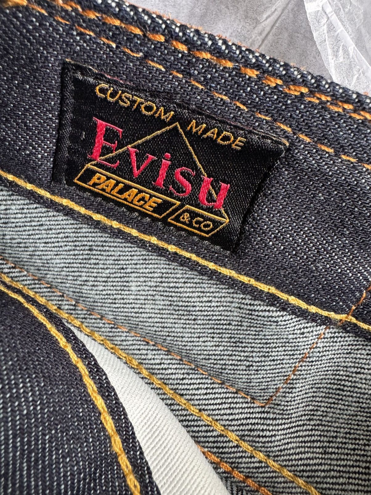 Evisu × Palace Palace Evisu Selvedge Long Denim Short Raw Size US 32 / EU 48 - 11 Thumbnail