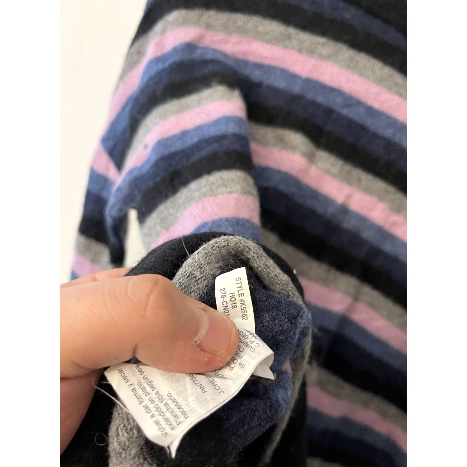 Madewell Madewell Cardif Striped Crewneck Sweater XXS Women Multicolor Crew Neck Pullover Size XXS / US 00 / IT 34 - 4 Thumbnail