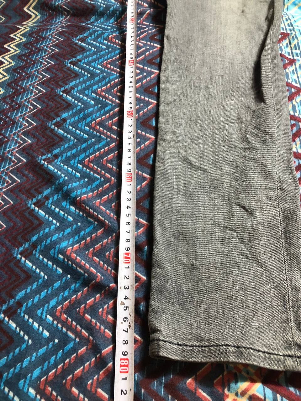 Diesel × Vintage Vintage Diesel Jeans Distressed Faded Wide Y2K Size US 33 - 14 Thumbnail