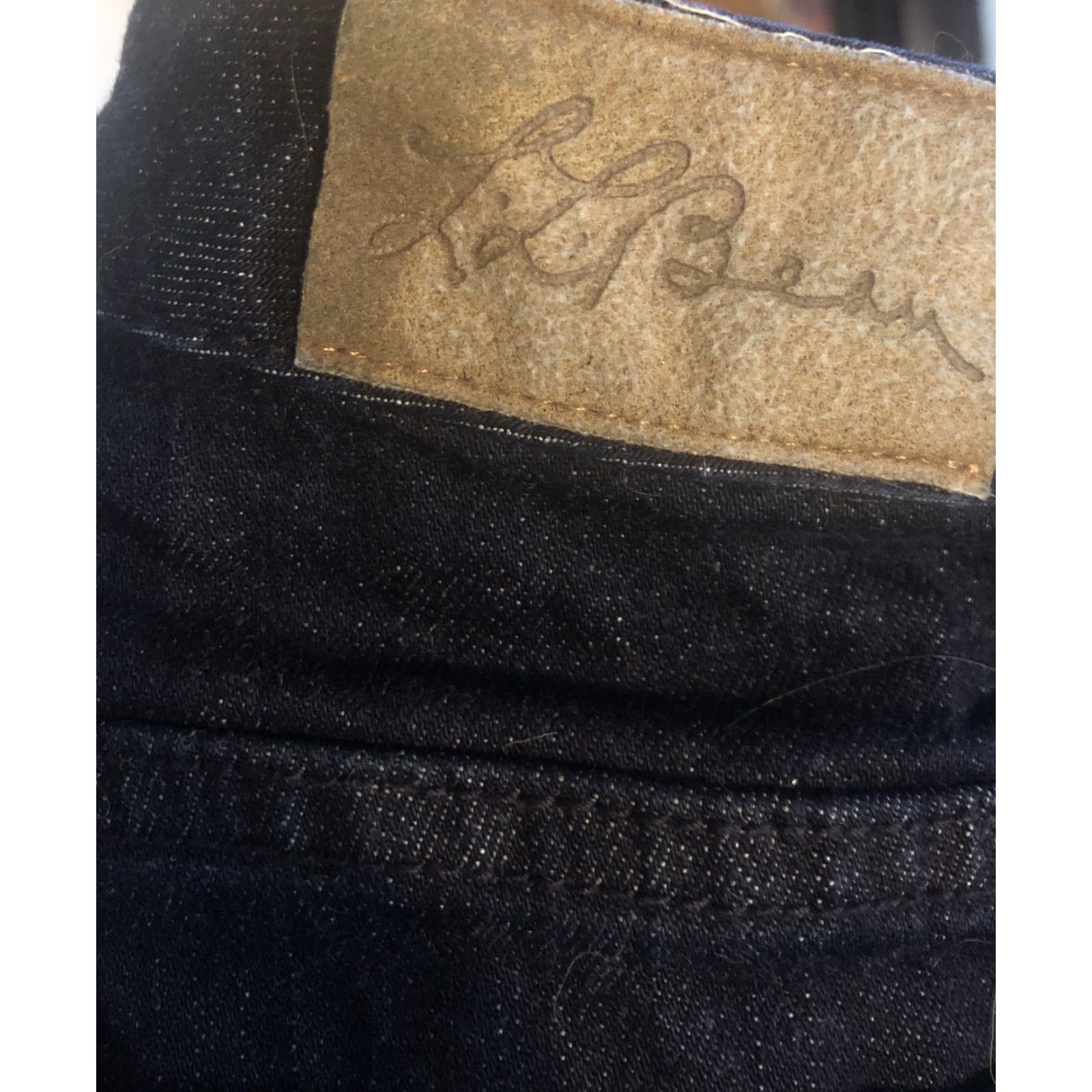 Vintage LL Bean Jean Shorts Womens 10 High Rise Regular Blue Denim Cotton Shorts Chino Flat Front Zipper 100% Cotton High Rise Womens Jeans Short Size 30" / US 8 / IT 44 - 4 Thumbnail