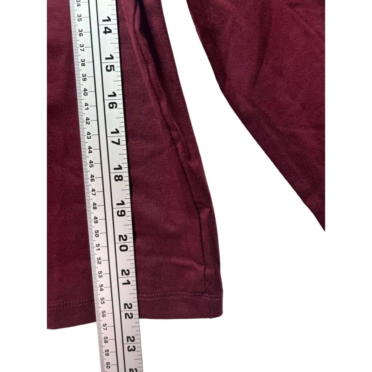 Other A New Day - Women's Long Sleeve T-Shirt - Burgundy - Large Size L / US 10 / IT 46 - 7 Thumbnail