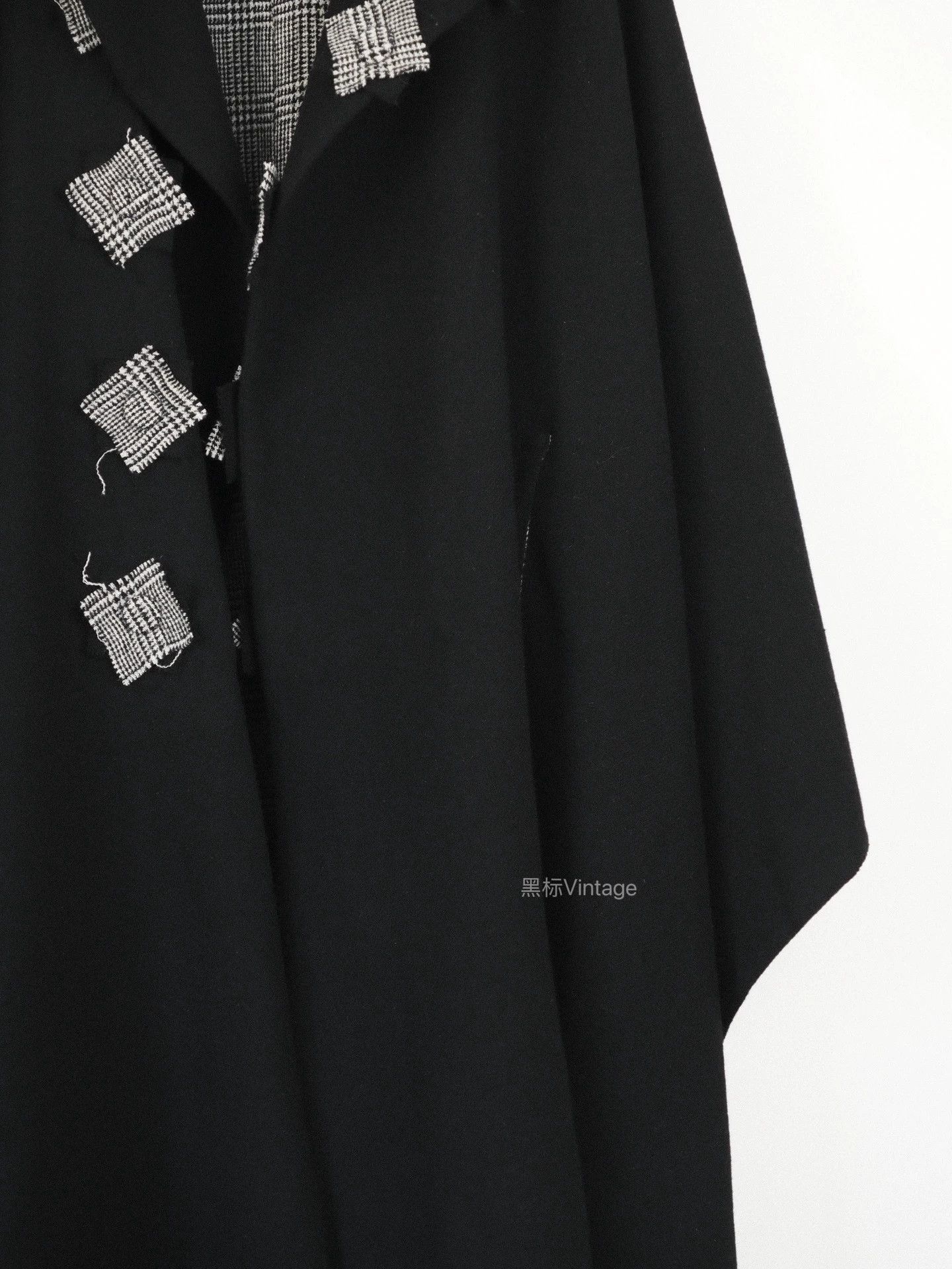 Yohji Yamamoto Yohji Yamamoto 21AW Vintage Fringe Black Cape S1 Size US S / EU 44-46 / 1 - 6 Thumbnail