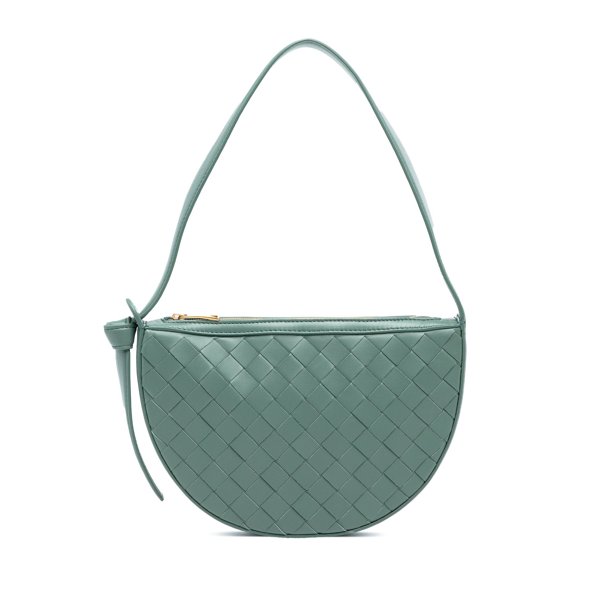 Bottega Veneta Bottega Veneta Mini Leather Intrecciato Sunrise Hobo Size ONE SIZE - 1 Thumbnail