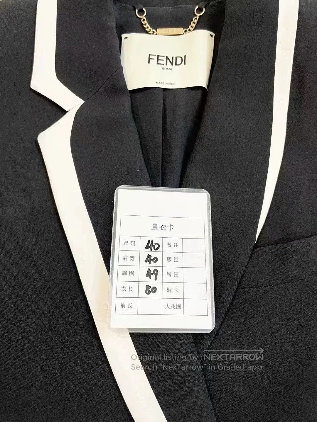 Fendi Fendi Black White Blazer Size40. Size US XXS / EU 40 - 8 Thumbnail