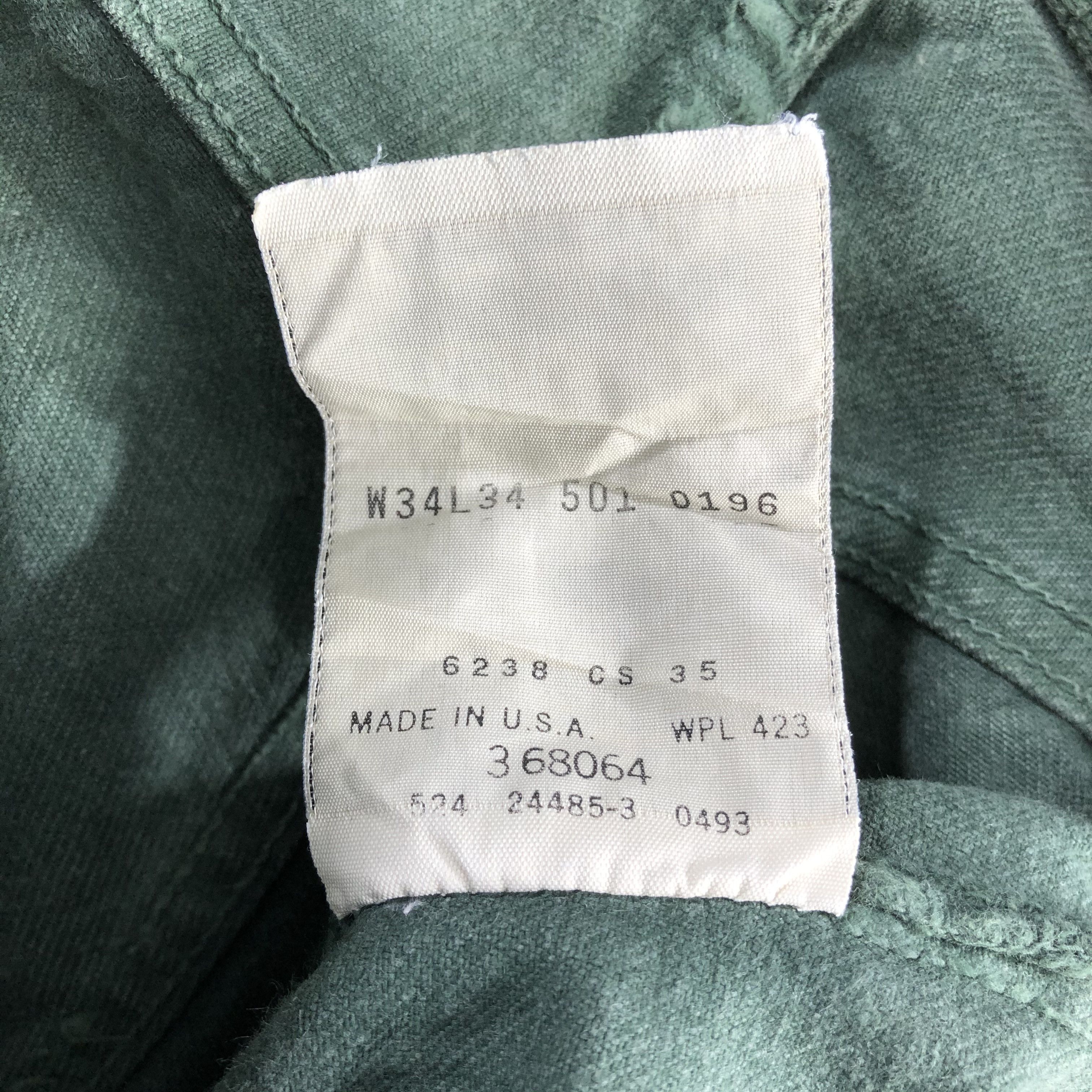 Levi's 90s Vintage Levis 501 Jeans-JM2510 Size US 34 / EU 50 - 14 Thumbnail
