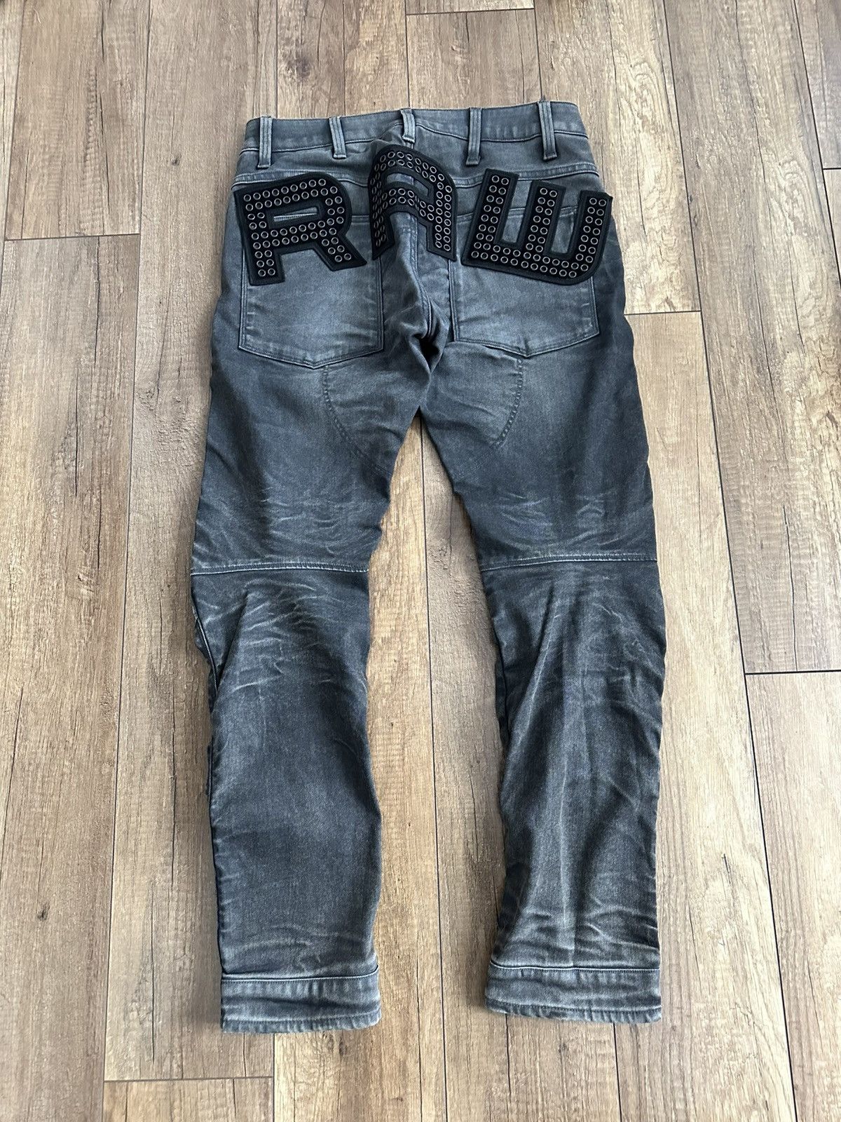G-Star G Star Raw Big Logo Denim Jeans Pants Size US 31 - 1 Thumbnail