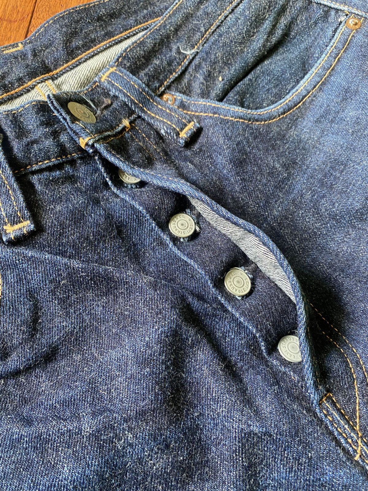Levi's Levi’s 1947 501xx Japan Repro Selvedge Big E Denim Pants Size US 29 - 6 Thumbnail