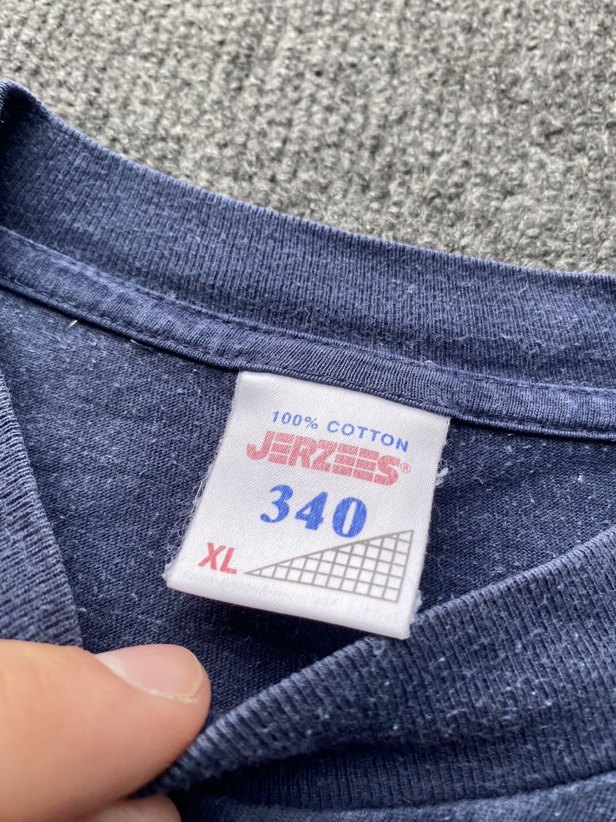 Band Tees 🔥90s British Airways faded blue tee mens jerzees Size US XL / EU 56 / 4 - 3 Thumbnail
