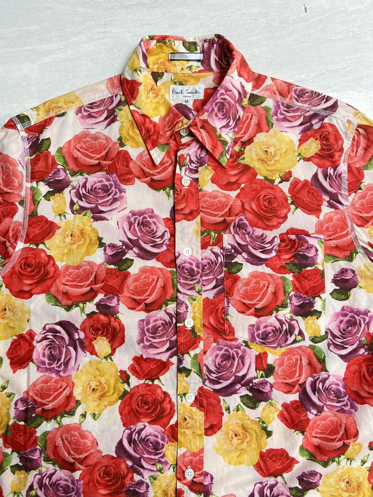 Paul Smith PAUL SMITH Motive Flower Shirt Size US S / EU 44-46 / 1 - 8 Thumbnail