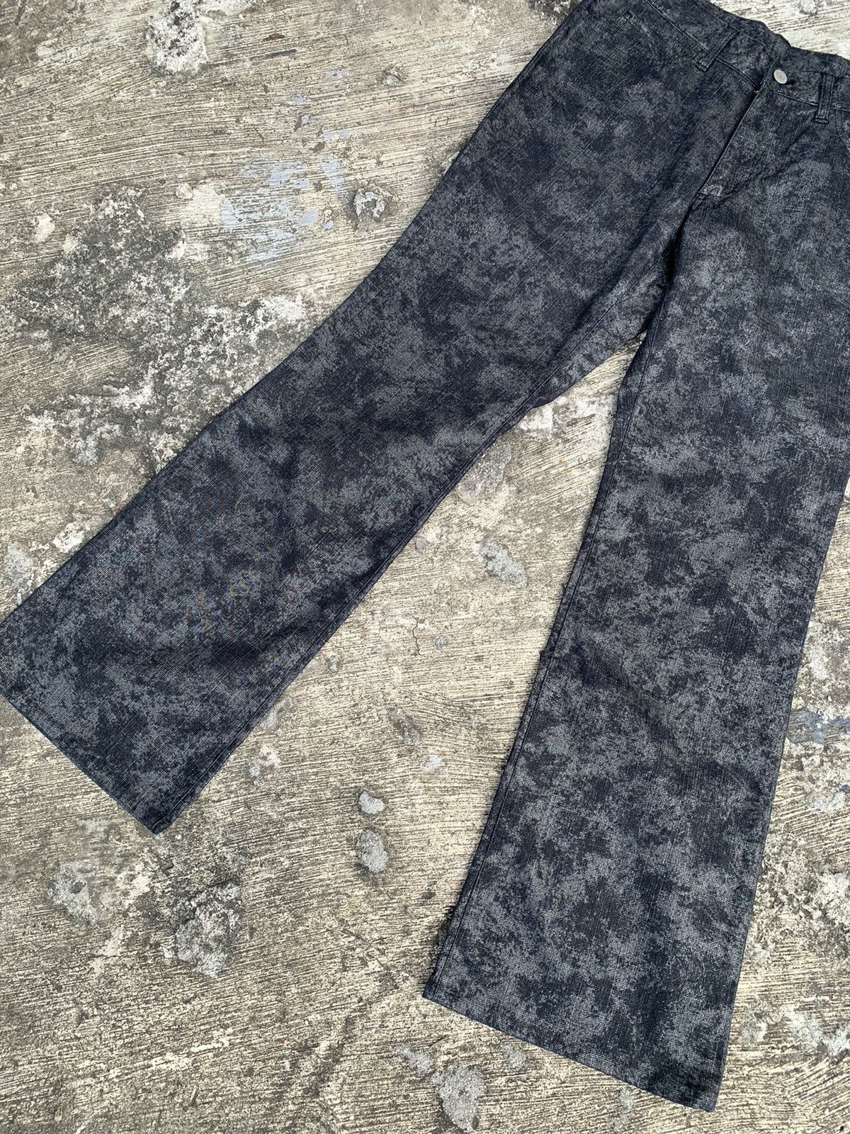 If Six Was Nine × Le Grande Bleu (L.G.B.) × Tornado Mart A.S.M atelier sab men stretchable flare bootcut pants Size 31" - 8 Thumbnail