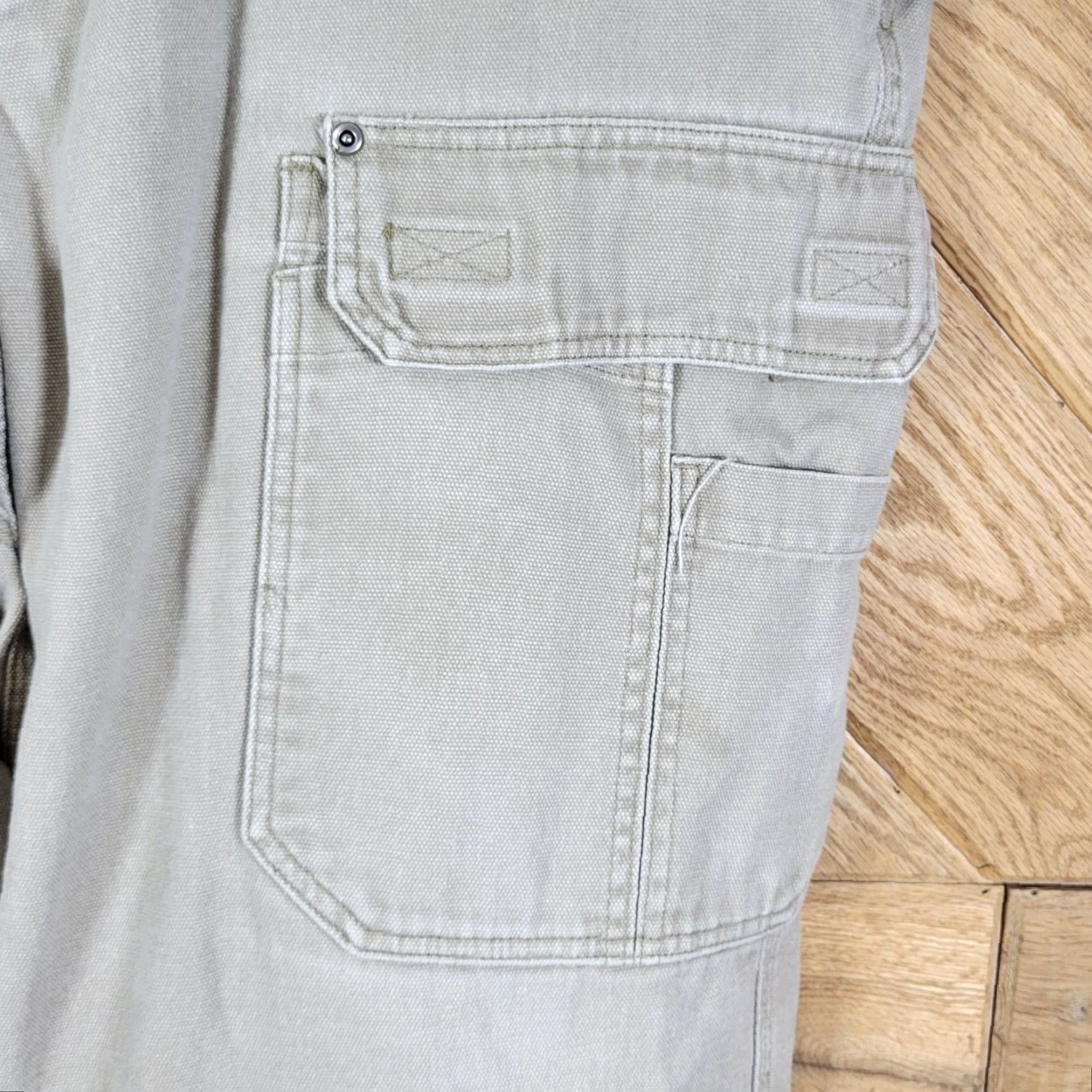 Vintage Duluth Mens Cargo Pants Beige 42X30 Workwear Pants Men Regular Size 42 Inseam 30 Cargo Beige Duluth Trading Mens Size 42X30 Size US 42 / EU 58 - 5 Thumbnail