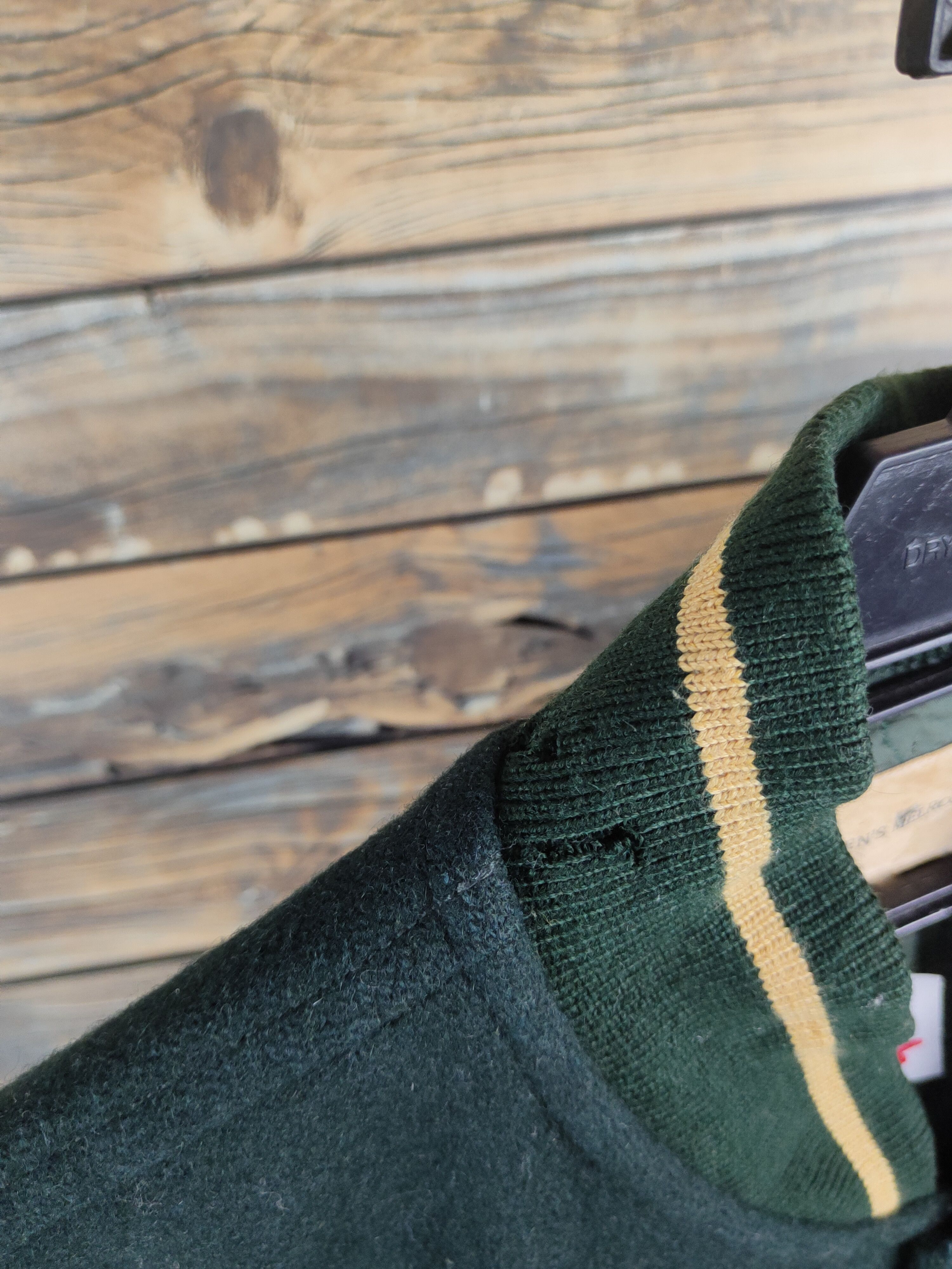 Melrose Men's Melrose Dark Green Leather Varsity Jacket #W1226 Size US L / EU 52-54 / 3 - 10 Thumbnail
