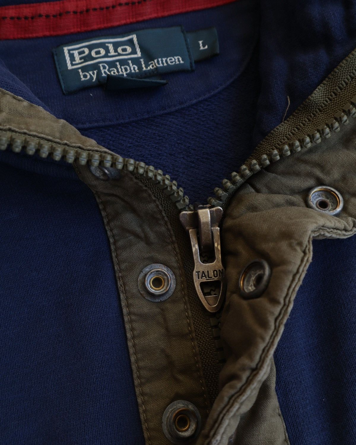 Polo Ralph Lauren Vintage 90s Polo Ralph Lauren Quarter Snap Sweatshirt USA Size US L / EU 52-54 / 3 - 6 Thumbnail