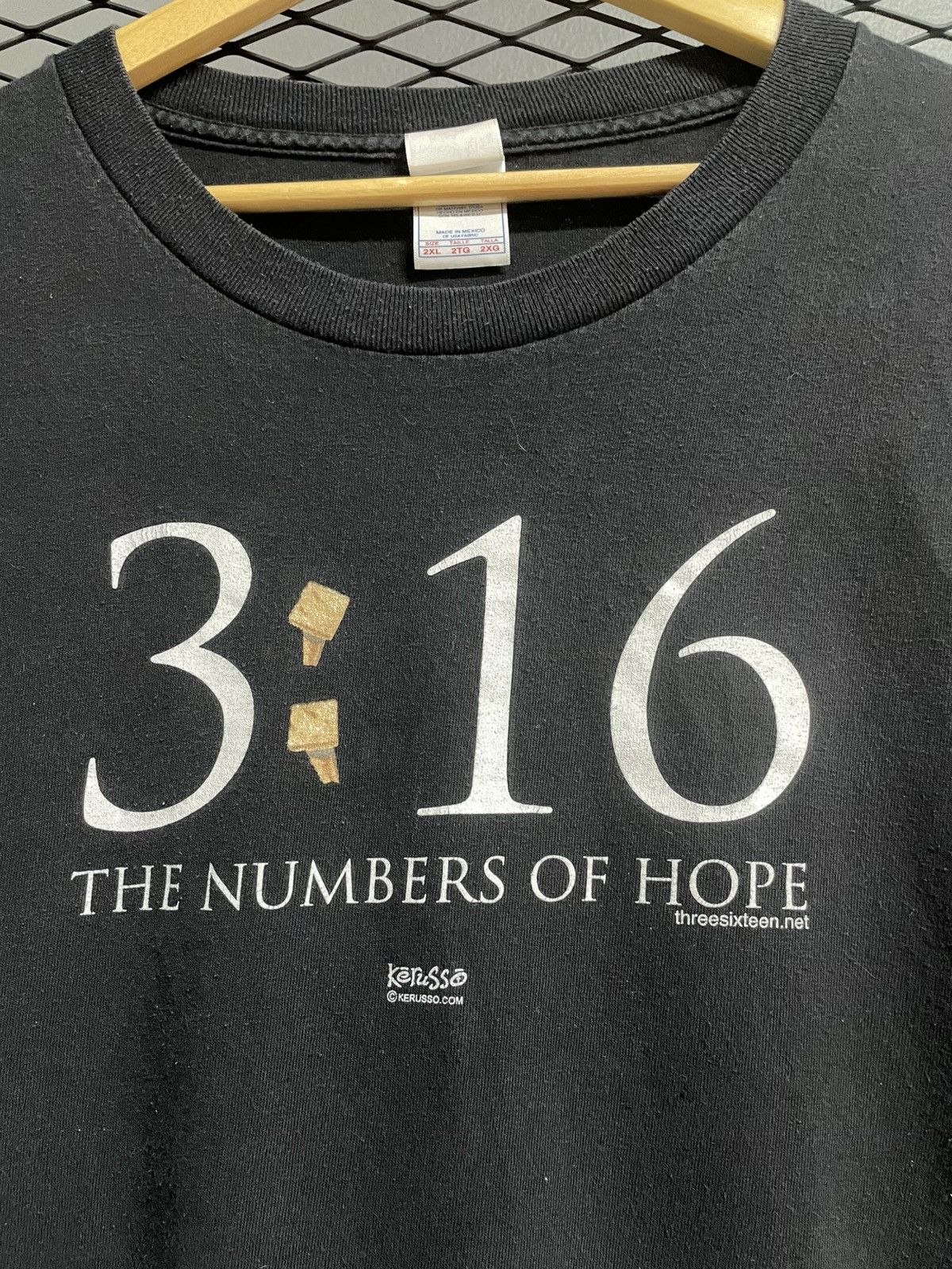 Other Vintage 00s The Numbers of Hope T-Shirt. Size US XXL / EU 58 / 5 - 3 Thumbnail