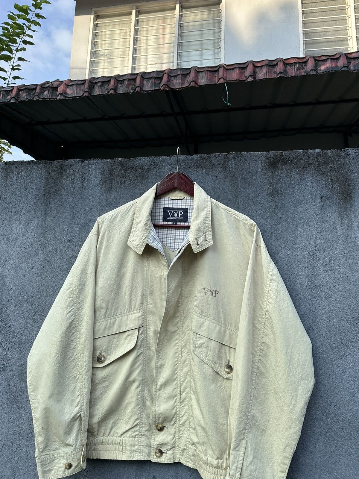 Playboy 👹Playboy Multi Pocket Light Bomber Jacket Size US M / EU 48-50 / 2 - 2 Thumbnail