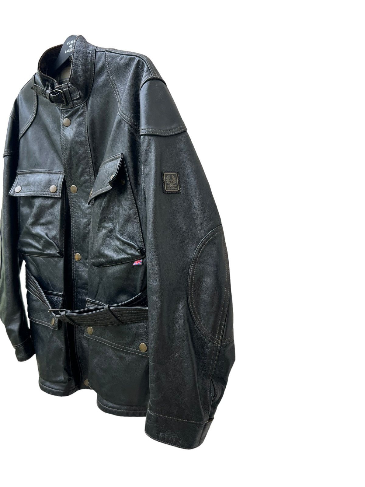 Belstaff Vintage Belstaff Leather Motorcycle Jacket Size US L / EU 52-54 / 3 - 11 Thumbnail