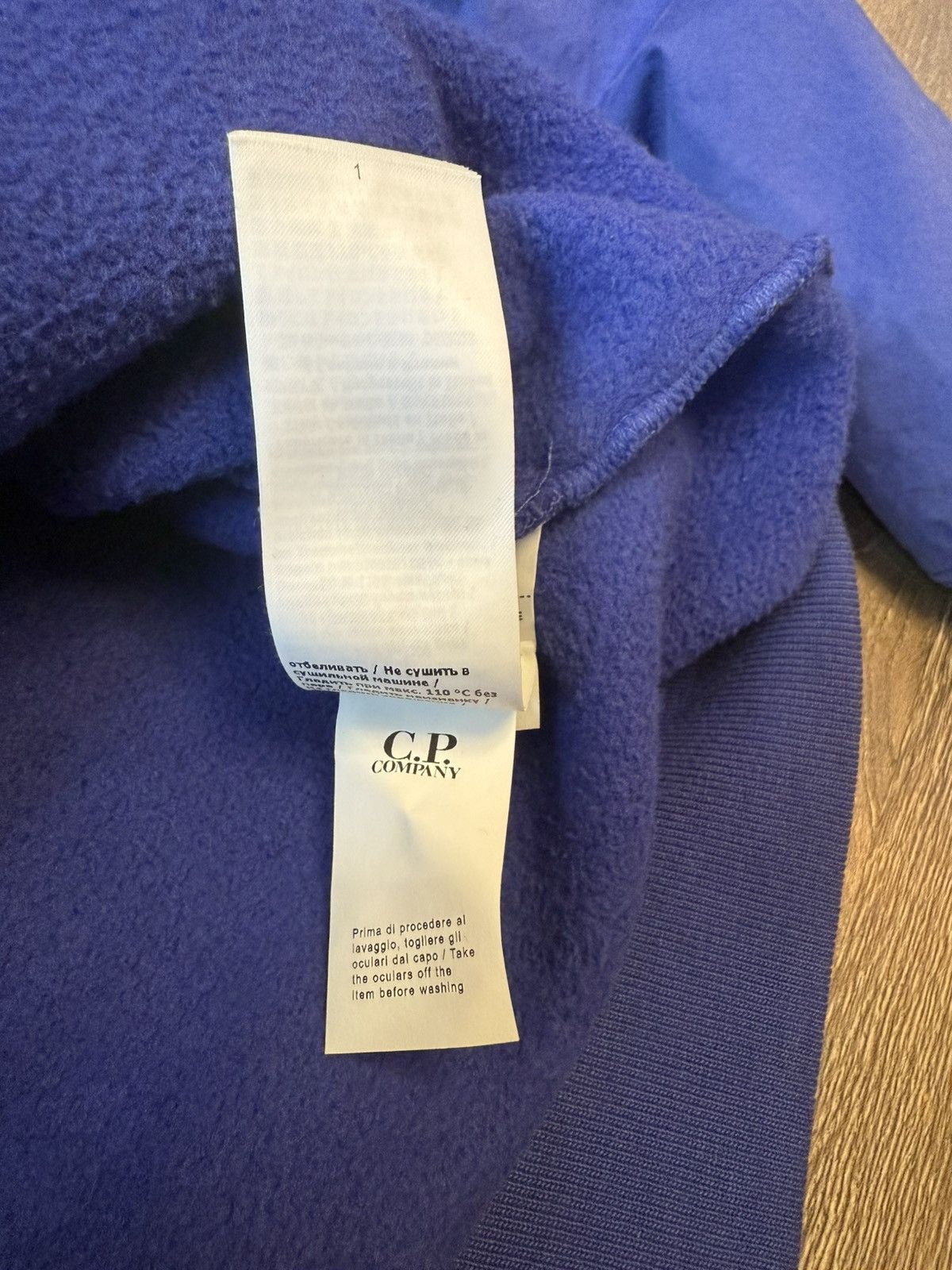 C.P. Company × Palace Palace x C.P. Company Hood Bright Cobalt Size US L / EU 52-54 / 3 - 9 Thumbnail