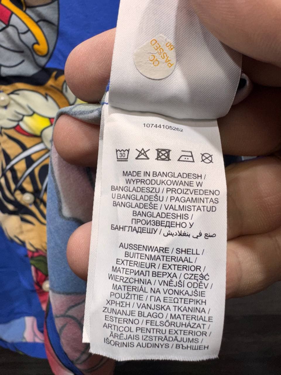 Review Matw x Review Graphic Skull Tiger Rose Shirt Tattoo Style Size US L / EU 52-54 / 3 - 9 Thumbnail