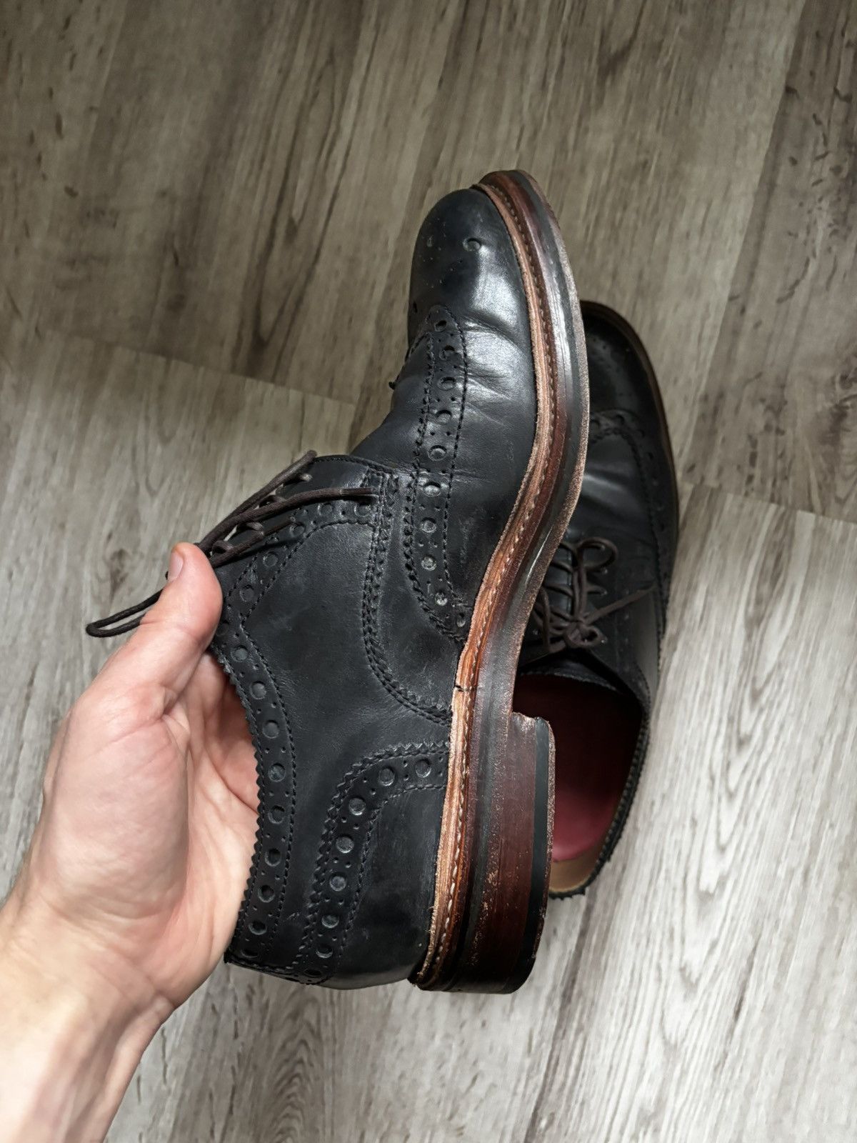Grenson Grenson Archie Leather Brogue Tan UK 9 Size US 10 / EU 43 - 12 Thumbnail