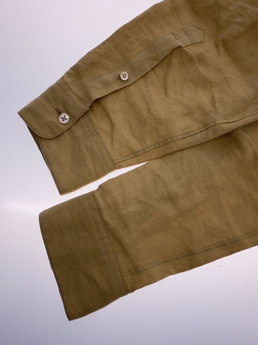 Auralee Green Linen Long-sleeved Shirt Size US XL / EU 56 / 4 - 6 Thumbnail