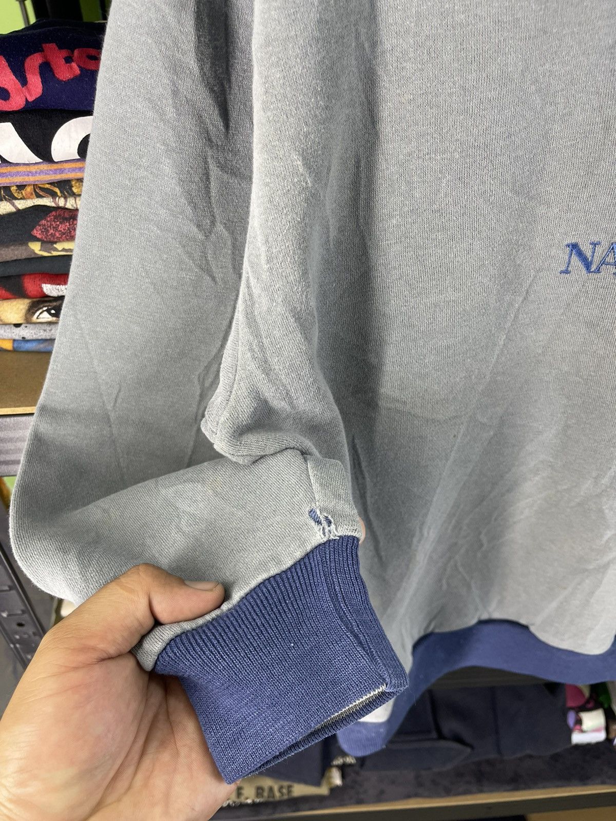 Boneville Vintage 90's Boneville Navy Arc'tic Sweatshirt CP Company Size US M / EU 48-50 / 2 - 8 Thumbnail