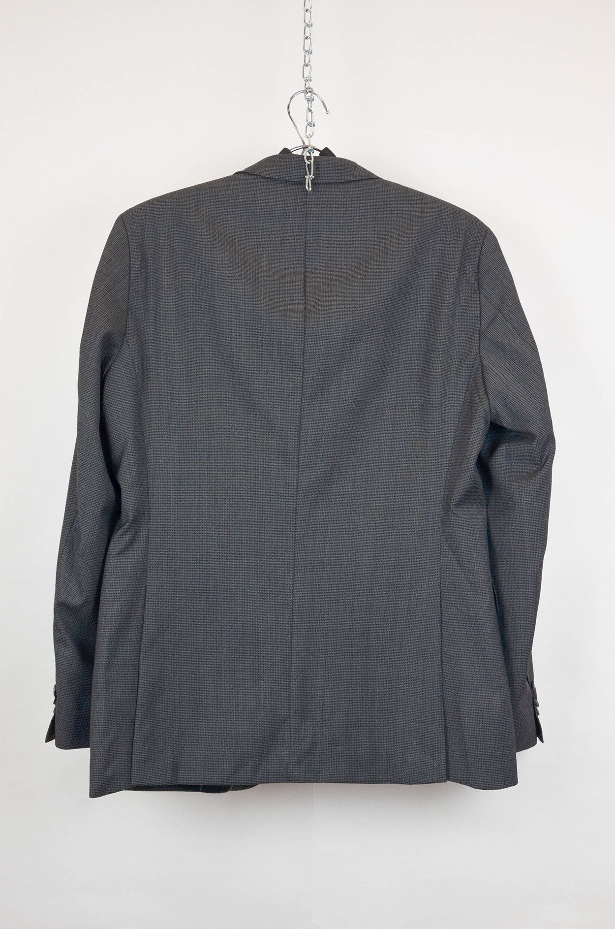 Hugo Boss Hugo Boss Super 100 Wool Micro Check Blazer - Size 38R Size 38R - 2 Thumbnail