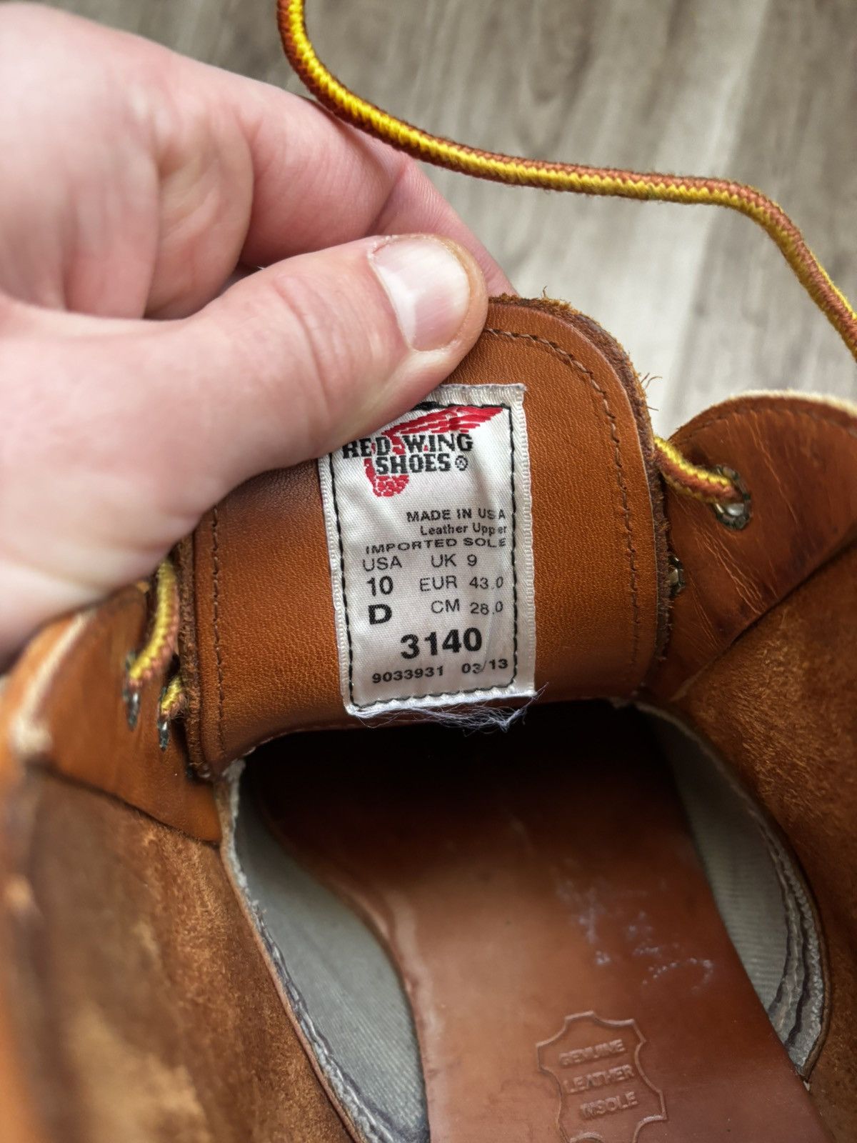 Red Wing Red Wing 3140 Work Chukka (2013, Made in USA) – Size 10D Size US 10 / EU 43 - 19 Thumbnail