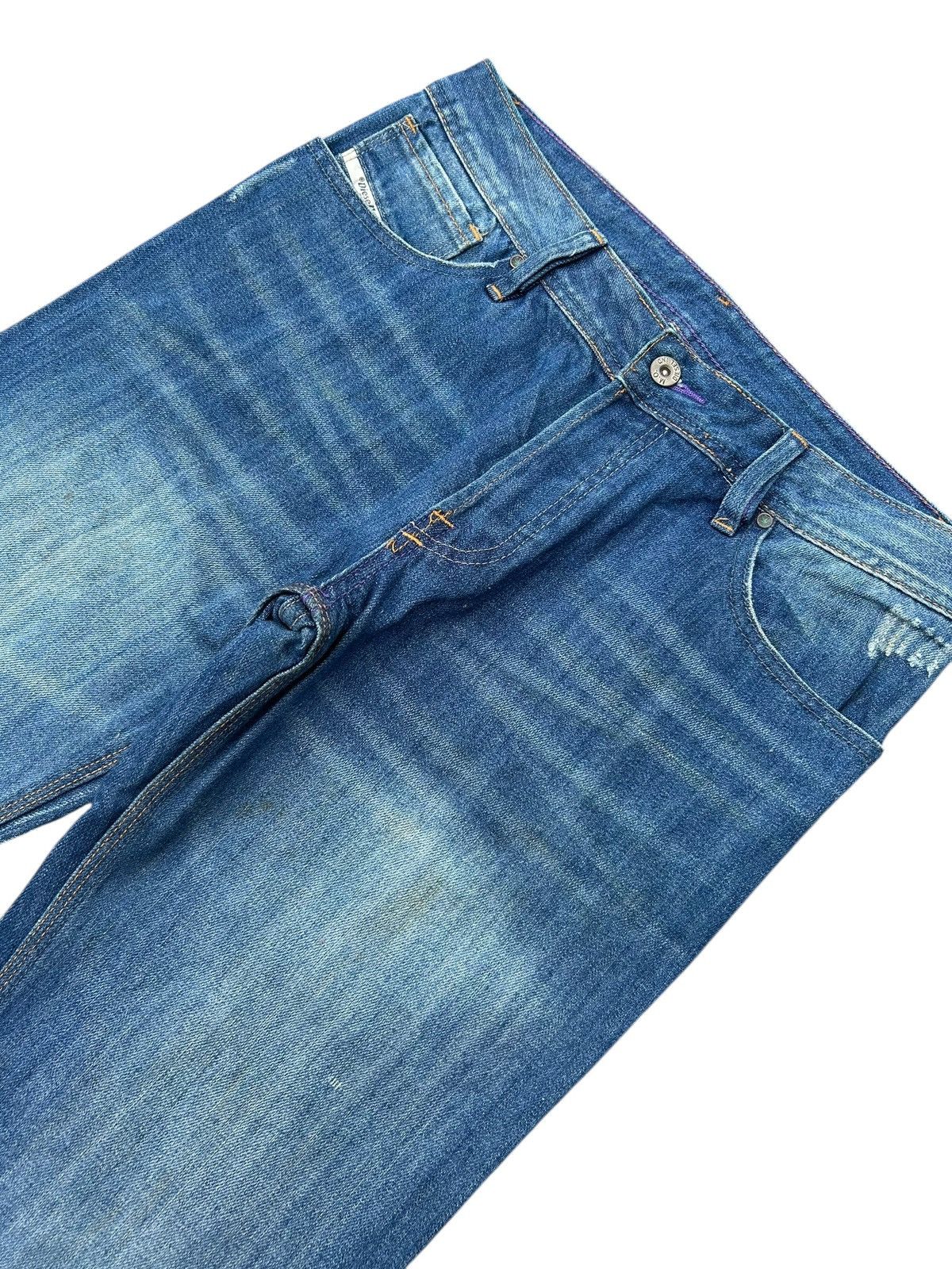 Diesel Flare Diesel Button Fly Distressed Denim Jeans Size US 32 / EU 48 - 8 Thumbnail