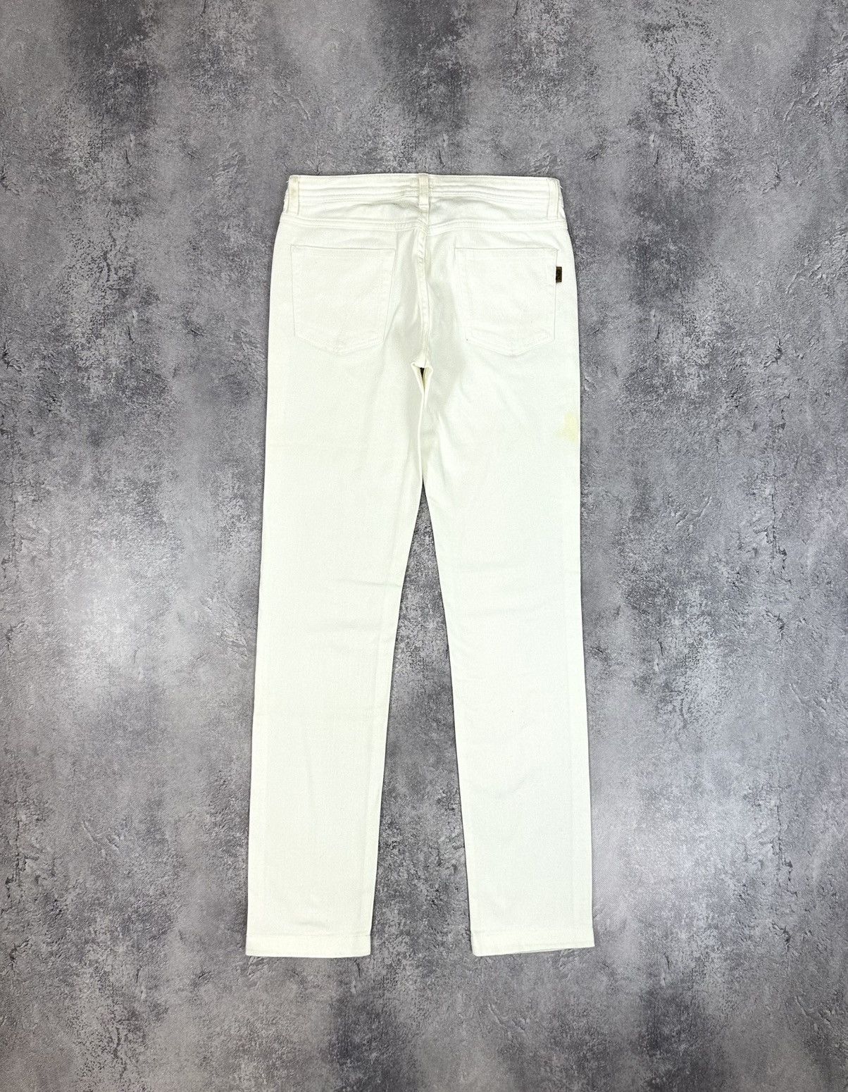 Dolce & Gabbana Vintage Dolce & Gabbana Luxury Designer White Jeans Pants Size 27" / US 4 / IT 40 - 2 Thumbnail